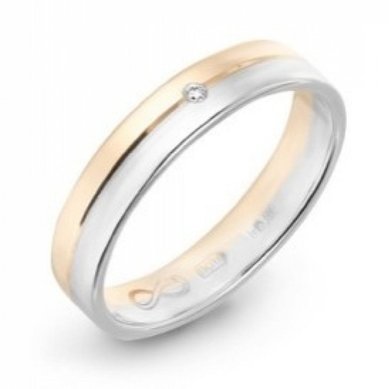 Обручальное кольцо R01-WED-00024-М12524 - Ювелирный бренд Московский ювелирный завод