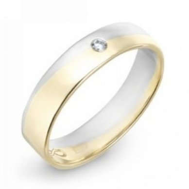 Обручальное кольцо R01-WED-00021-М12526 - Ювелирный бренд Московский ювелирный завод