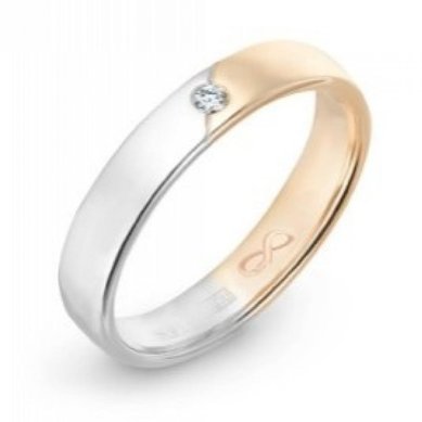 Обручальное кольцо R01-WED-00016-М12532 - Ювелирный бренд Московский ювелирный завод