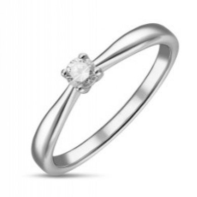 Помолвочное кольцо R01-SOL60-010-G2-М12549 - Ювелирный бренд Московский ювелирный завод