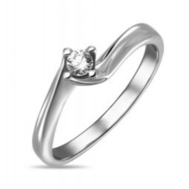 Помолвочное кольцо R01-SOL50-010-G2-М12553 - Ювелирный бренд Московский ювелирный завод