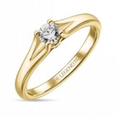 Помолвочное кольцо R01-SL06-020-G2-М12558 - Ювелирный бренд Московский ювелирный завод