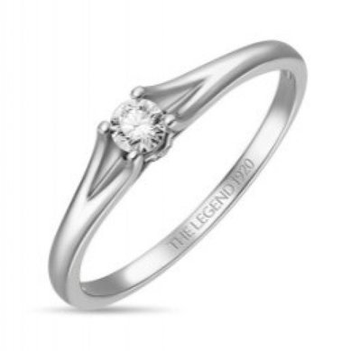 Помолвочное кольцо R01-SL06-015-G2-М12559 - Ювелирный бренд Московский ювелирный завод