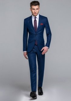 Свадебный мужской костюм P2877.